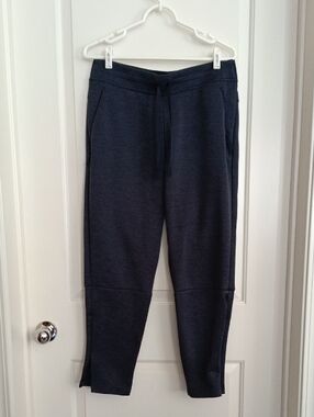 adidas Women's Dark Blue Drawstring Joggers.